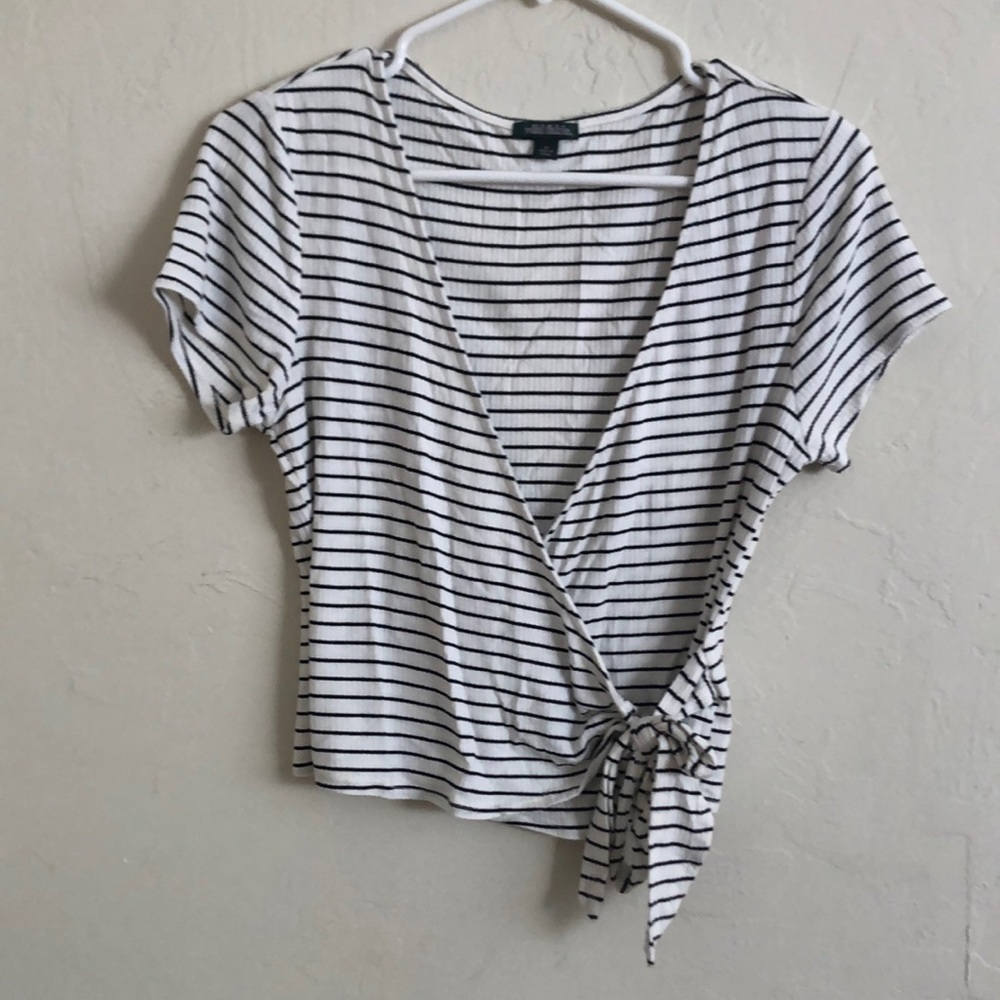 Wrap crop top